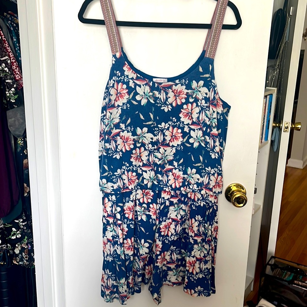 Floral print romper